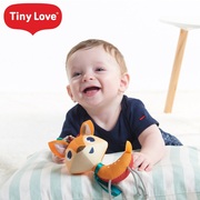 tinylove婴儿安抚玩偶可入口响纸0-1岁宝宝毛绒布玩具推车床挂件