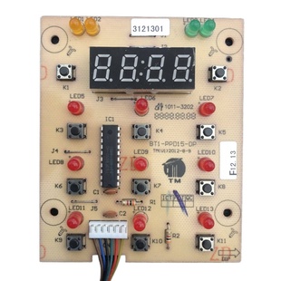 适用奔腾电压力锅配件ln515615控制主板，bt1-ppd15-dp灯板显示板