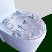 树脂马桶盖 UVO型通用家用坐便盖加厚静音老式厕所板抽水马桶配i.