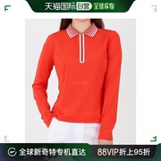 韩国直邮gfore外套男女款，红色polo领设计感长袖百搭休闲防晒舒适