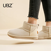 UBZ 防水雪地靴2024年女冬季靴子低帮棉鞋加绒加厚一脚蹬短靴