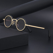 欧美蒸汽朋克太阳镜款防紫外线复古圆框墨镜潮流跨境shades