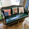 美式乡村实木沙发布艺，单人双人三人复古欧式小户型，客厅组合沙发椅