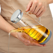 高硼硅玻璃油壶倒油防漏油瓶大油罐厨房家用酱油醋调味醋调料油壸