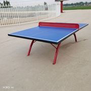 蓝色乒乓球台标准室内室外学校社区公司比赛乒乓球台面板