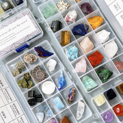 天然水晶矿石原石标本，摆件家居矿物，晶体玛瑙岩石儿童亲子礼物