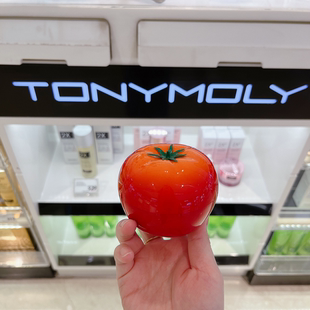 韩国tonymoly托尼魅力番茄，西红柿按摩面膜80g保湿修复提亮肤色女