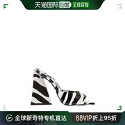 香港直邮潮奢 The Attico 女士 Devon 斑马纹凉鞋 231WS000EL020