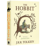 霍比特人 彩色插图版 英文原版小说 The Colour Illustrated Hobbit 魔戒指环王前传 托尔金史诗奇幻文学小说 英语书