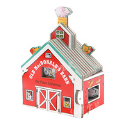  迷你屋系列 英文原版绘本Mini House Old MacDonald's Barn 老麦克唐纳家的谷仓 造型书王老先生有块地进口英语纸板玩具书