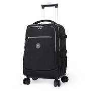 桃心旅行拉杆包带，轮背包电脑大容量，可折叠行李袋旅行双肩书包