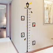 测量身高贴纸宝宝儿童房间卡通卧室装饰品3d立体墙贴纸贴画可移除
