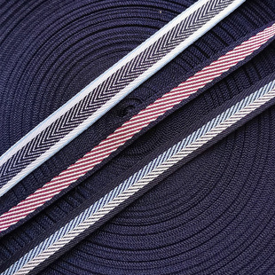 加厚全涤织带棉带子1cm藏青色帆布带条布带条棉织带