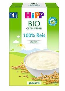 德国HiPP喜宝辅食婴幼儿营养辅食米粉米糊 大米燕麦200g4月以上