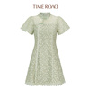 timeroad汤米诺(汤，米诺)重工刺绣连衣裙夏装，2022年轻款旗袍t25233192668
