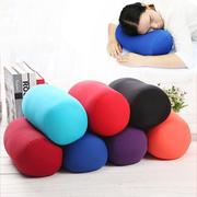泡沫粒子抱枕，创意圆柱形多工能沙发，护腰靠枕