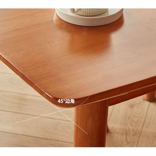 全实木餐桌樱桃木色吃饭桌子家用书桌现代简约餐桌椅组合