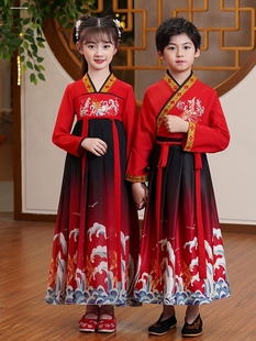 六一儿童节演出服幼儿园园服儿童合唱服中国风汉服国学服小学生