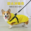 宠物雨衣狗狗防水衣服牵引绳雨天护肚子柯基泰迪小型犬雨披冲锋衣