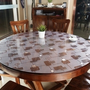 台垫红木家具pvc圆形餐桌垫水晶板圆桌布防烫定制台布朔料台垫2mm