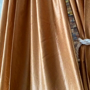 北欧遮光成品窗帘 暗金色加厚提花窗帘 欧式客厅卧室遮光布窗帘