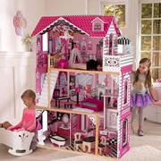 超大出口木质儿童玩具房子，女孩过家家娃娃，屋大型别墅幼儿园娃娃家