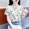 韩版宽松短袖t恤女宽松纯棉，女装夏洋气(夏洋气，)别致小衫今年流行漂亮上衣