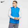 Nike双面高尔夫马甲薄棉高尔夫运动背心932304保暖蓝色棉服