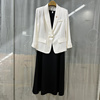 迪歌缇24A-852商场专卖2024春时尚品质女装复古西服优雅两件套裙