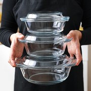 微波炉玻璃碗餐具烘焙碗Microwave glass Bowl Baking Bowl Plate
