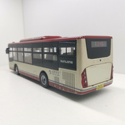 天津公交巴士仿真模型申龙客车合金儿童玩具车1 43多种线路可