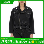 Moschino女裤时尚潮流女牛仔夹克T恤黑色06043237