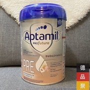 德国aptamil爱他美白金版pre段婴儿(段婴儿)配方奶粉0-6个月罐装800g
