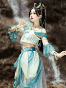 茉莉公主烬明汉服女中国风西域公主异域风情敦煌飞天舞蹈服装超仙