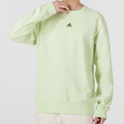 Adidas阿迪达斯绿色卫衣男2023秋季纯棉休闲运动上衣加厚长袖外套
