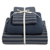 日式良品天竺棉四件套床笠全棉针织棉条纹床上用品床单被套三件套