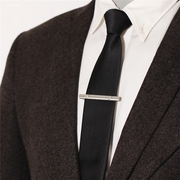 金黄色银色领带夹男职业装上班开会轻奢商务，西服高端领夹