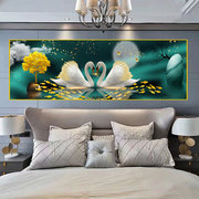 卧室床头自粘贴画客厅沙发背景，装饰画新中式酒店，宾馆房间贴纸海报