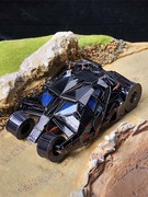 金属DIY3D立体拼图 蝙蝠侠战车战斗机 高难度拼装模型 非儿童玩具