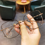 2022简丹剋萝心眼镜框，复古男女潮超轻大方框，近视眼镜架