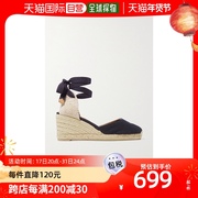 香港直邮潮奢castaÑer女士carina60帆布坡跟麻底鞋