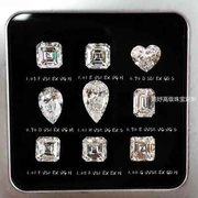 JR珠宝定制18K金钻石戒指祖母绿切割异形钻方钻黄钻粉钻戒指手镯