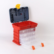 多功能加强钓鱼箱电子塑料，耐用元件盒螺丝配件，零件五金工具柜272