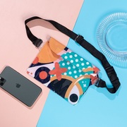 卡通手机防水腰包运动游泳漂流平板收纳包密封(包密封)透明可触屏手机包袋