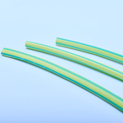 黄绿双色热缩管绝缘套管电工接地线束标识管热收缩管电线保护管
