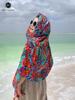 2023波西米亚异域披肩围巾，薄款防晒云南丽江海边拍照沙滩丝巾