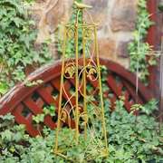欧式铁艺复古方形做旧复古花架落地式植物爬藤架创意铁线莲支