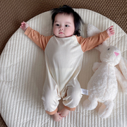 蓓莱乐莫代尔2婴儿童3连体衣服女宝宝，男睡衣套装男童夏装0岁1个月