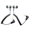 短线弹簧2.5插头单边耳机入耳式适用智能太阳蓝牙mp3眼镜