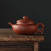 哲明宜兴紫砂壶手工茶壶，原矿清水泥，传统壶型仿古壶150cc